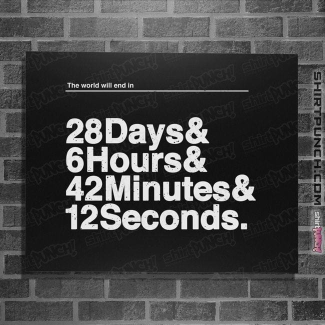 Secret_Shirts Posters / 4"x6" / Black 28Days&