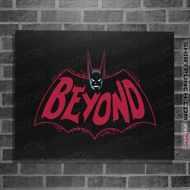 Secret_Shirts Posters / 4"x6" / Black Bat Beyond Tee