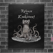 Load image into Gallery viewer, Shirts Posters / 4&quot;x6&quot; / Black Release The Krakitten
