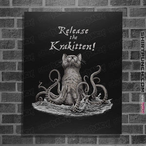 Shirts Posters / 4"x6" / Black Release The Krakitten