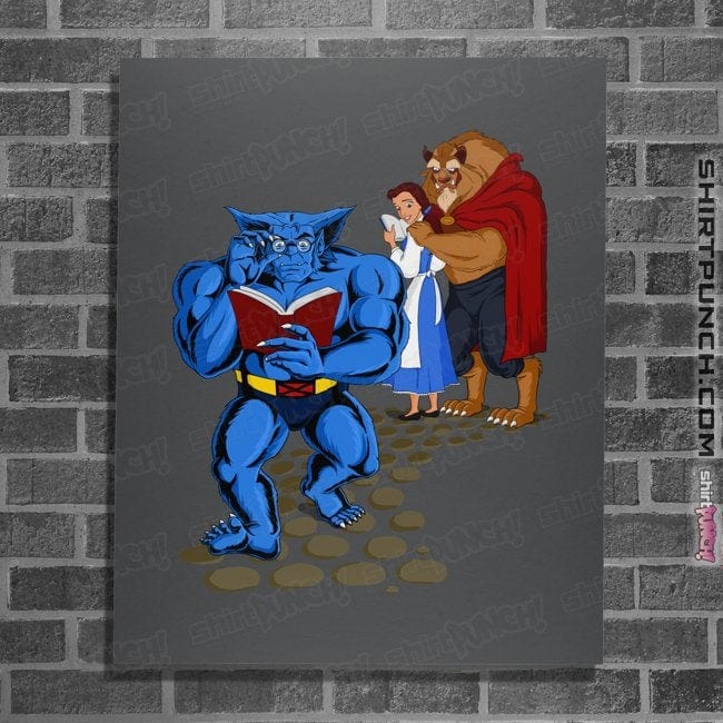 Secret_Shirts Posters / 4"x6" / Charcoal Torn Between Two Beasts