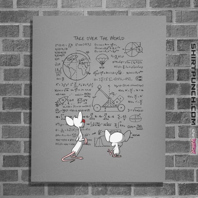 Secret_Shirts Posters / 4"x6" / Sports Grey The Plan