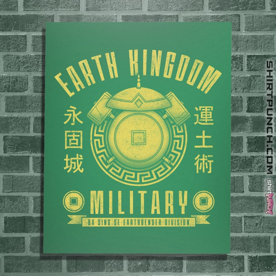 Shirts Posters / 4"x6" / Irish Green Earth is Strong