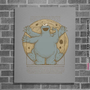 Daily_Deal_Shirts Posters / 4"x6" / Sports Grey Vitruvian Cookie