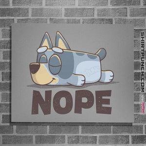Daily_Deal_Shirts Posters / 4"x6" / Sports Grey Lazy Heeler