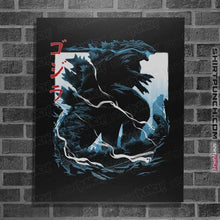 Load image into Gallery viewer, Secret_Shirts Posters / 4&quot;x6&quot; / Black Great Kaiju
