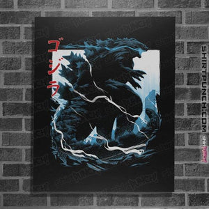Secret_Shirts Posters / 4"x6" / Black Great Kaiju