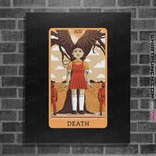 Load image into Gallery viewer, Daily_Deal_Shirts Posters / 4&quot;x6&quot; / Black Tarot Squid Game Death
