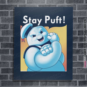 Shirts Posters / 4"x6" / Navy Stay Puft!