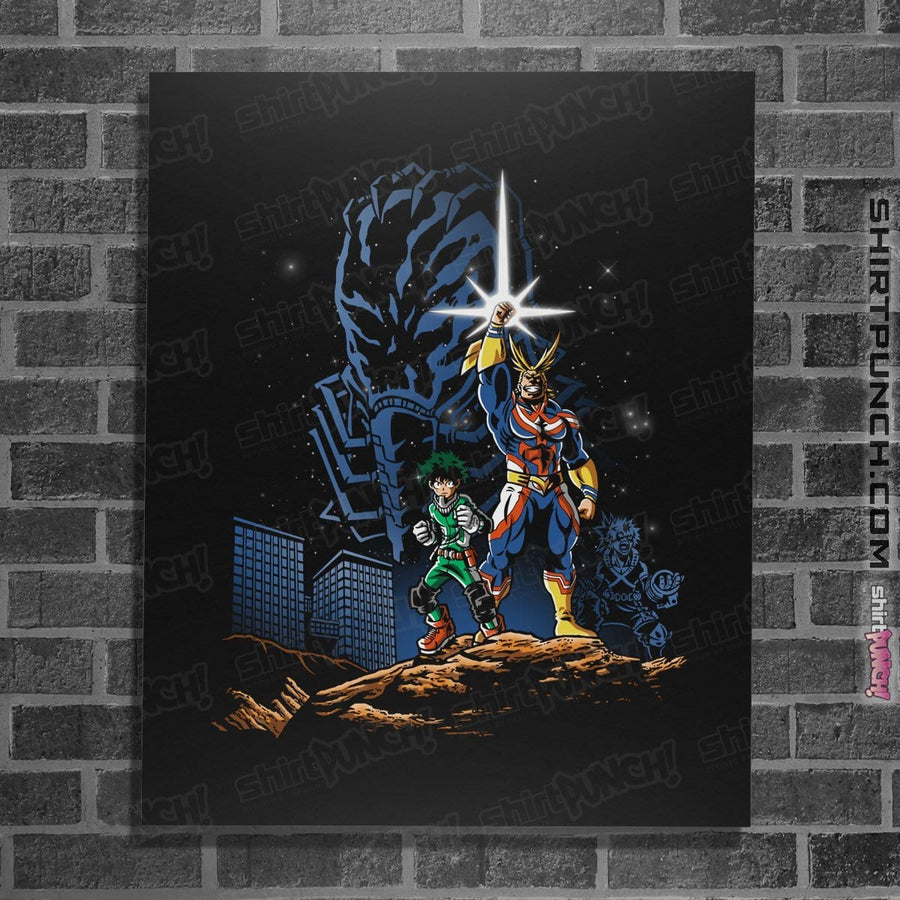 Shirts Posters / 4"x6" / Black Hero Wars