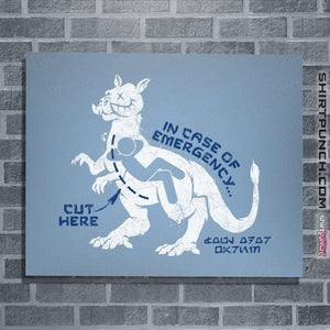 Daily_Deal_Shirts Posters / 4"x6" / Powder Blue Icy Emergency