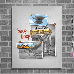 Daily_Deal_Shirts Posters / 4"x6" / White Beep Beep