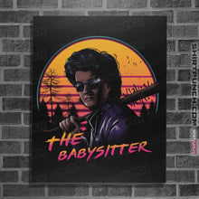 Load image into Gallery viewer, Shirts Posters / 4&quot;x6&quot; / Black The Babysitter
