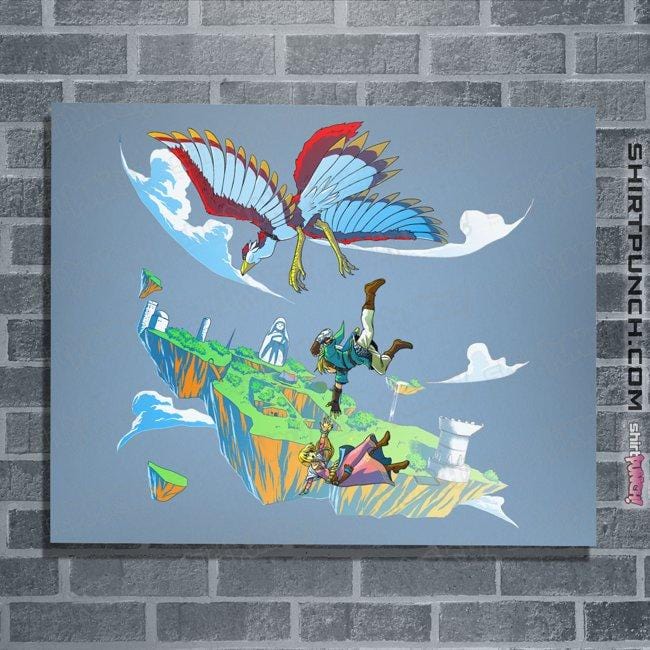 Shirts Posters / 4"x6" / Powder Blue Skyward Infinite