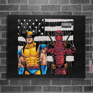 Daily_Deal_Shirts Posters / 4"x6" / Black Merconia