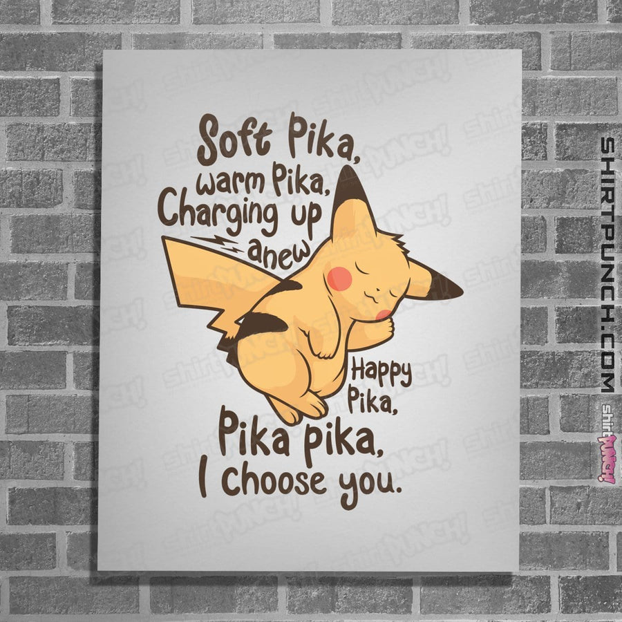 Shirts Posters / 4"x6" / White Soft Pika