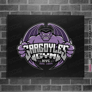 Daily_Deal_Shirts Posters / 4"x6" / Black Gargoyle's Gym