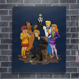 Secret_Shirts Posters / 4"x6" / Navy Scooby Suprise