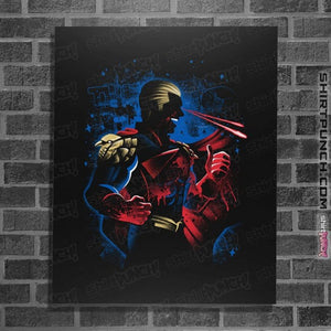 Daily_Deal_Shirts Posters / 4"x6" / Black The Unstable Patriot