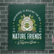 Load image into Gallery viewer, Secret_Shirts Posters / 4&quot;x6&quot; / Forest Nature Neighbor Camp
