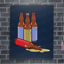 Load image into Gallery viewer, Secret_Shirts Posters / 4&quot;x6&quot; / Navy Red Label Down
