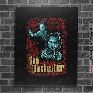 Daily_Deal_Shirts Posters / 4"x6" / Black Sam