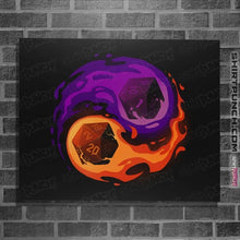 Load image into Gallery viewer, Secret_Shirts Posters / 4&quot;x6&quot; / Black Balance Dice
