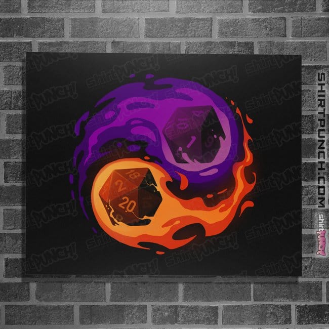 Secret_Shirts Posters / 4"x6" / Black Balance Dice