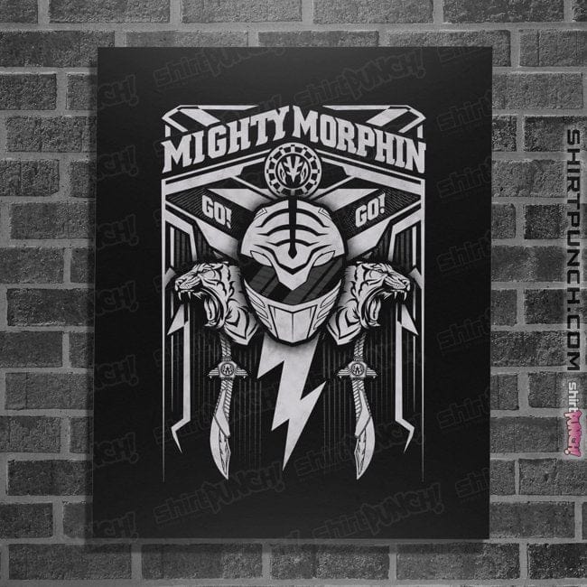 Shirts Posters / 4"x6" / Black The White Ranger