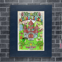 Load image into Gallery viewer, Shirts Posters / 4&quot;x6&quot; / Navy The Mushroom Kingdom
