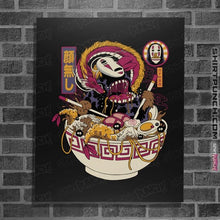 Load image into Gallery viewer, Daily_Deal_Shirts Posters / 4&quot;x6&quot; / Black Faceless Ramen
