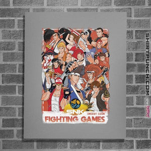Daily_Deal_Shirts Posters / 4"x6" / Sports Grey SNK Fight