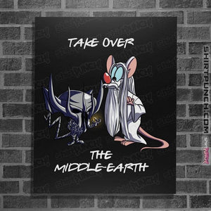 Daily_Deal_Shirts Posters / 4"x6" / Black Take Over Middle Earth