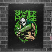 Load image into Gallery viewer, Daily_Deal_Shirts Posters / 4&quot;x6&quot; / Black House Of Splatter
