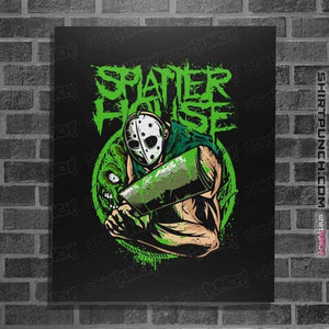 Daily_Deal_Shirts Posters / 4"x6" / Black House Of Splatter