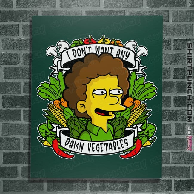 Daily_Deal_Shirts Posters / 4"x6" / Forest Darn Veggies