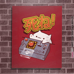 Shirts Posters / 4"x6" / Red Doomsday Cat