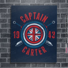 Load image into Gallery viewer, Secret_Shirts Posters / 4&quot;x6&quot; / Navy Capt Carter

