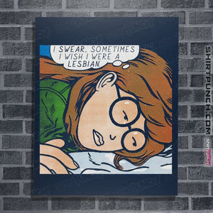 Secret_Shirts Posters / 4"x6" / Navy Daria