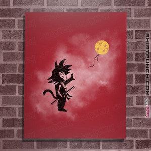 Shirts Posters / 4"x6" / Red Saiyan With Balloon