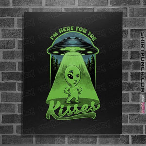 Daily_Deal_Shirts Posters / 4"x6" / Black Here For The Kisses