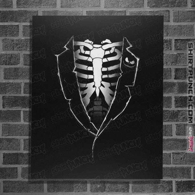 Shirts Posters / 4"x6" / Black Jack Skeleton