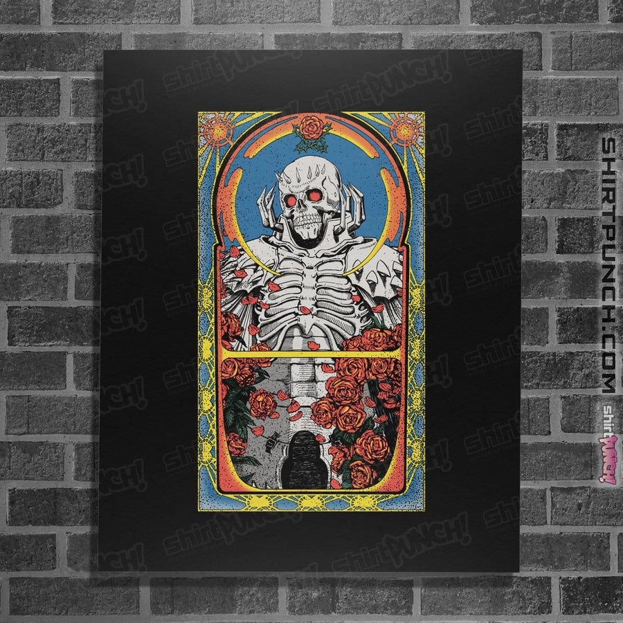 Shirts Posters / 4"x6" / Black Skull Knight