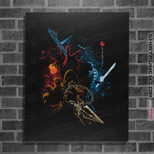 Load image into Gallery viewer, Daily_Deal_Shirts Posters / 4&quot;x6&quot; / Black Mortal Fighters

