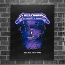 Load image into Gallery viewer, Daily_Deal_Shirts Posters / 4&quot;x6&quot; / Black Ride The Nightmare
