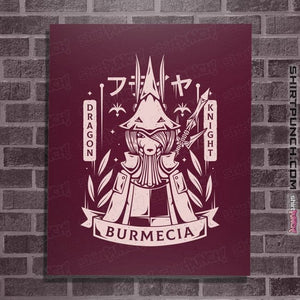 Secret_Shirts Posters / 4"x6" / Maroon Freya Dragon Knight