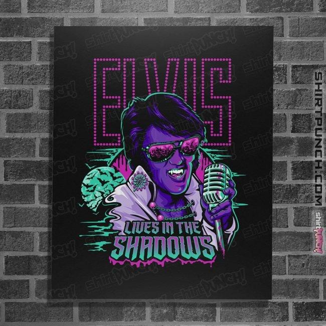 Shirts Posters / 4"x6" / Black Shadow King
