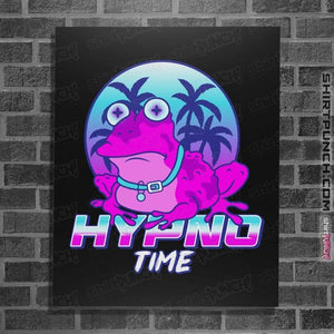 Secret_Shirts Posters / 4"x6" / Black Hypno Time