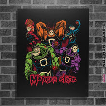 Load image into Gallery viewer, Shirts Posters / 4&quot;x6&quot; / Black Morgue Stars
