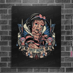 Daily_Deal_Shirts Posters / 4"x6" / Black Snow White Krueger